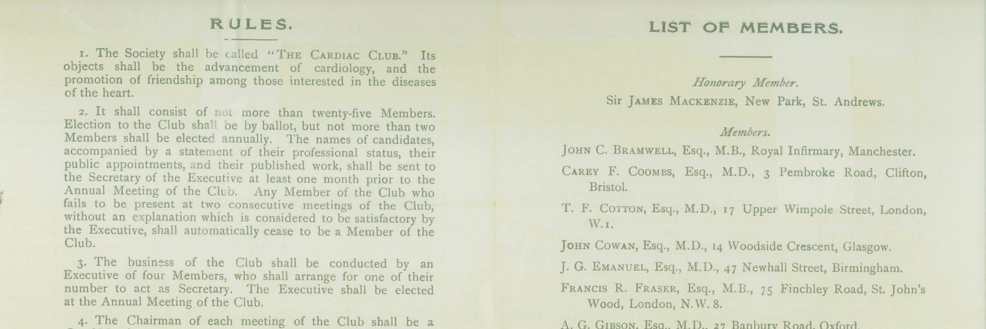 BCS President banner