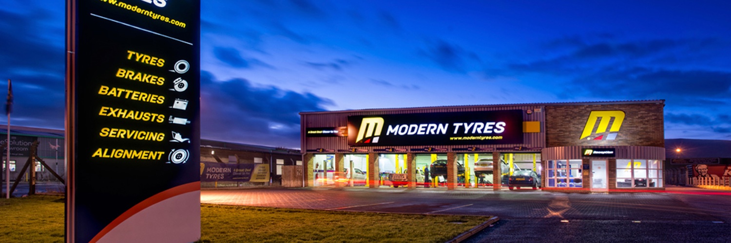Modern Tyre Service banner