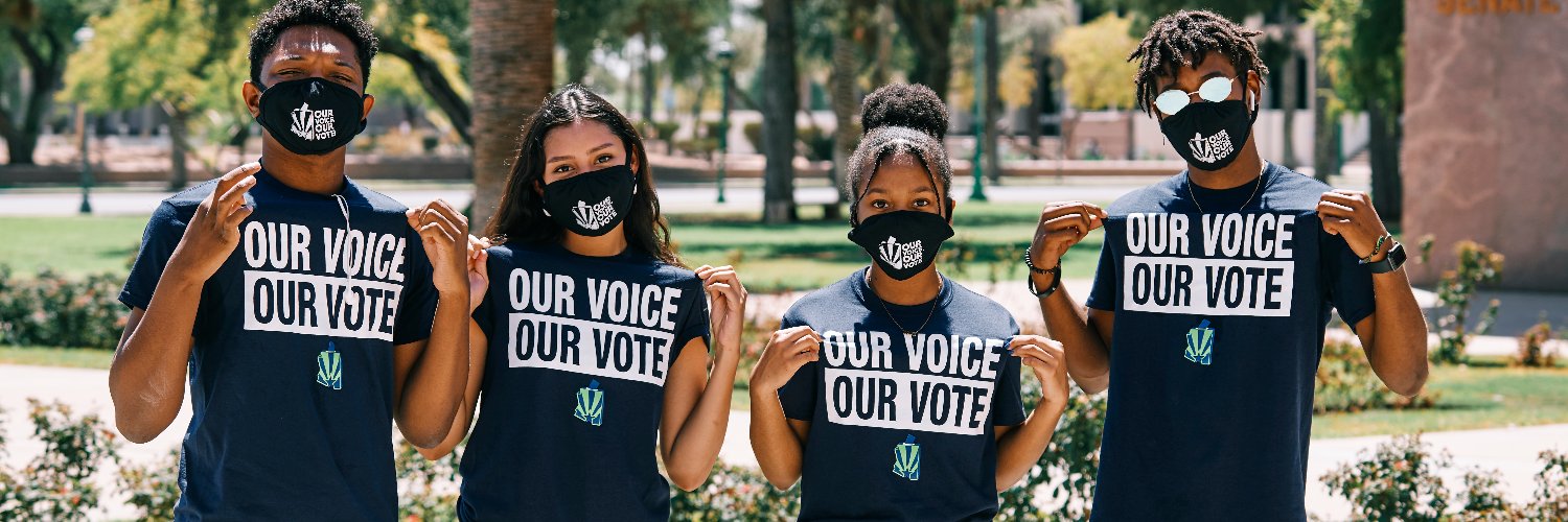 Our Voice Our Vote Arizona banner