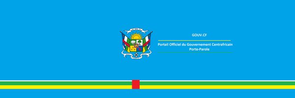 Gouvernement Centrafricain Profile Banner