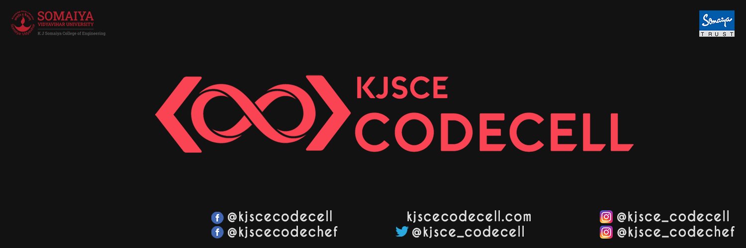 KJSCE CodeCell banner