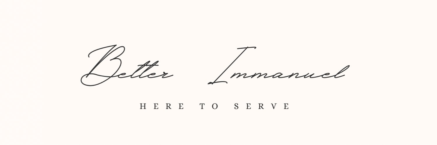 betterimmanuel's profile banner image