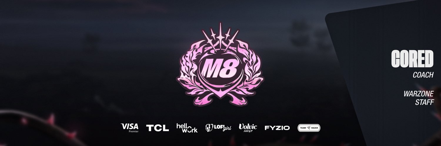 M8 Cored banner