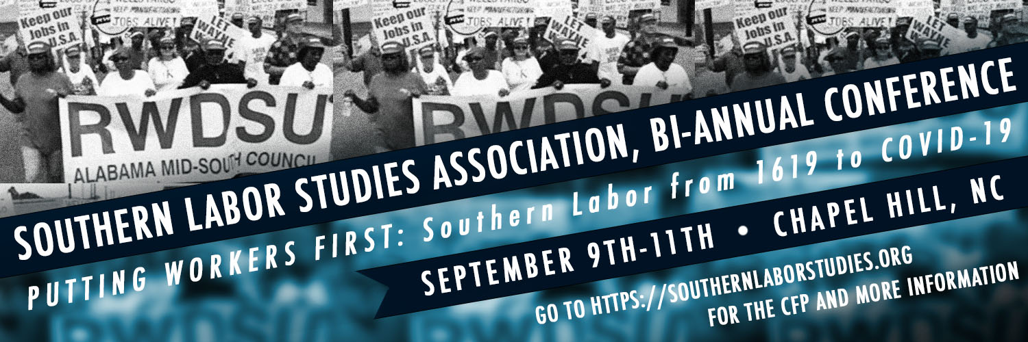 Southern Labor Studies Association (SLSA) banner