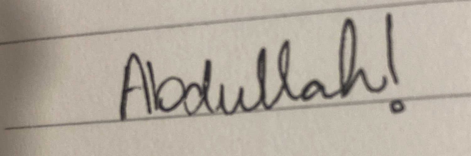 Abdullah 🇵🇸 banner