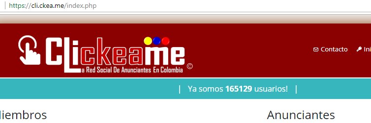 Clickeame banner