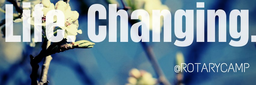 Rotary Youth Camp banner
