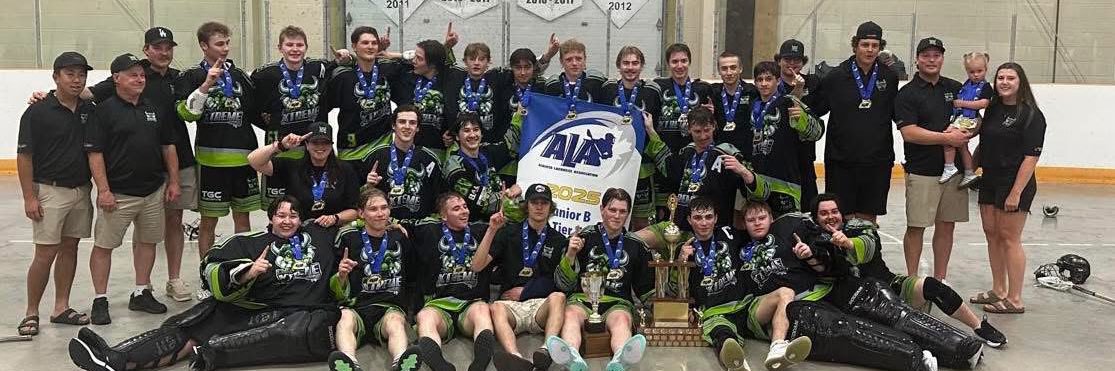 Lloydminster XTREME Jr B lacrosse banner