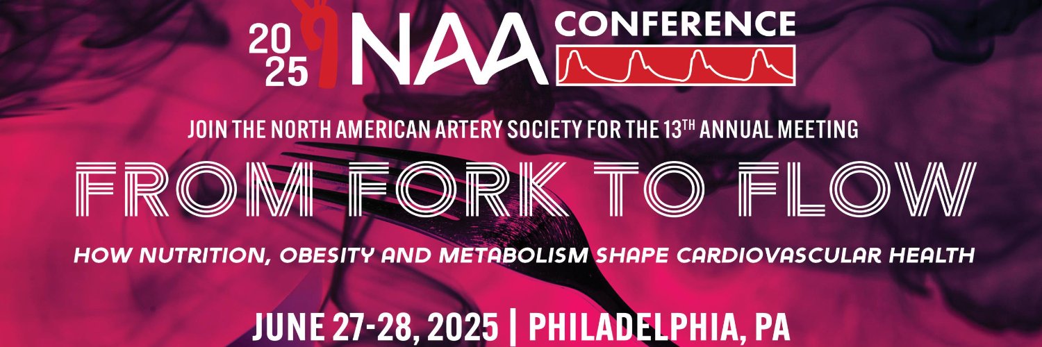 North American Artery Society's banner