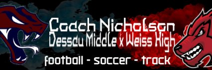 Coach Kierre Nicholson banner