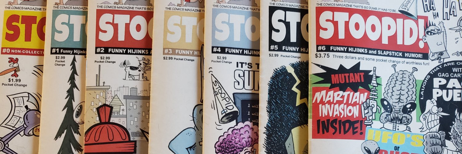 STOOPID! Comics Magazine banner