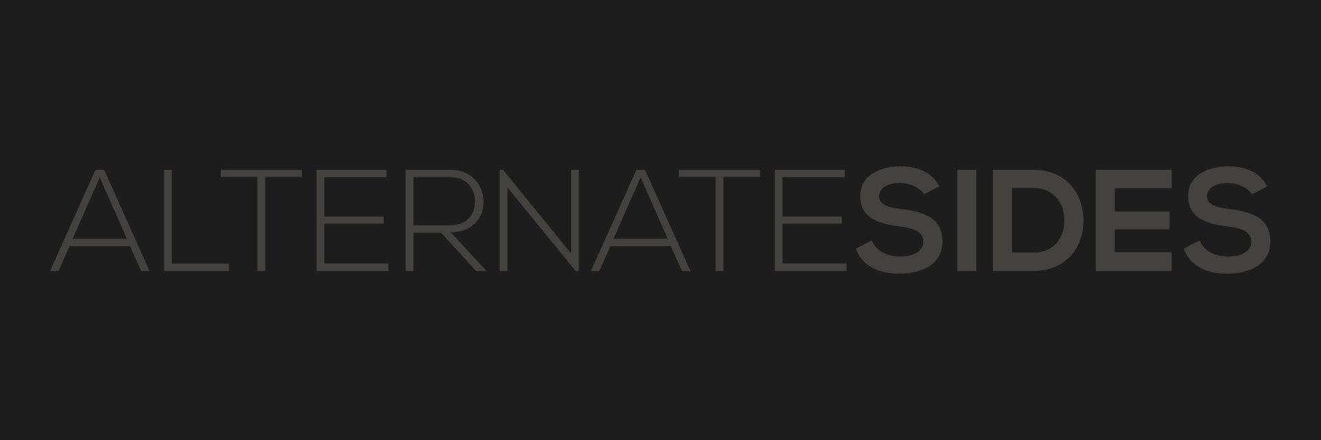 Alternate Sides banner
