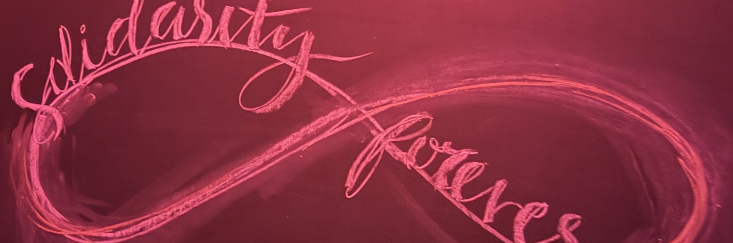 Solidarity Sarah ✊🏻 banner