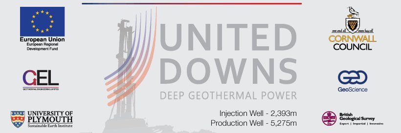 United Downs Deep Geothermal Power Project (UDDGP) banner