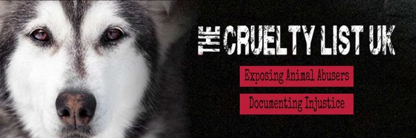 CrueltyListUK Profile Banner