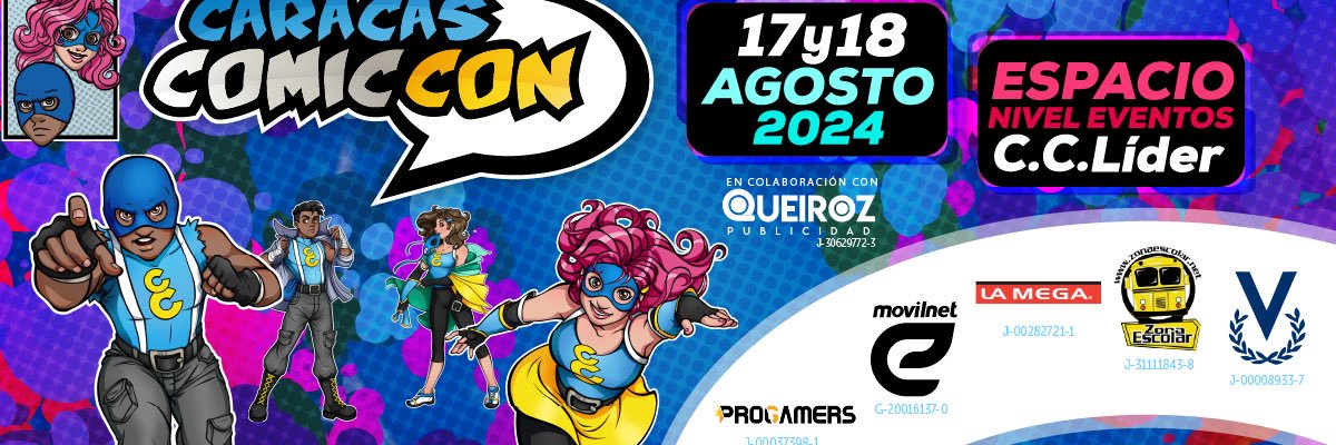 Caracas Comic Con banner