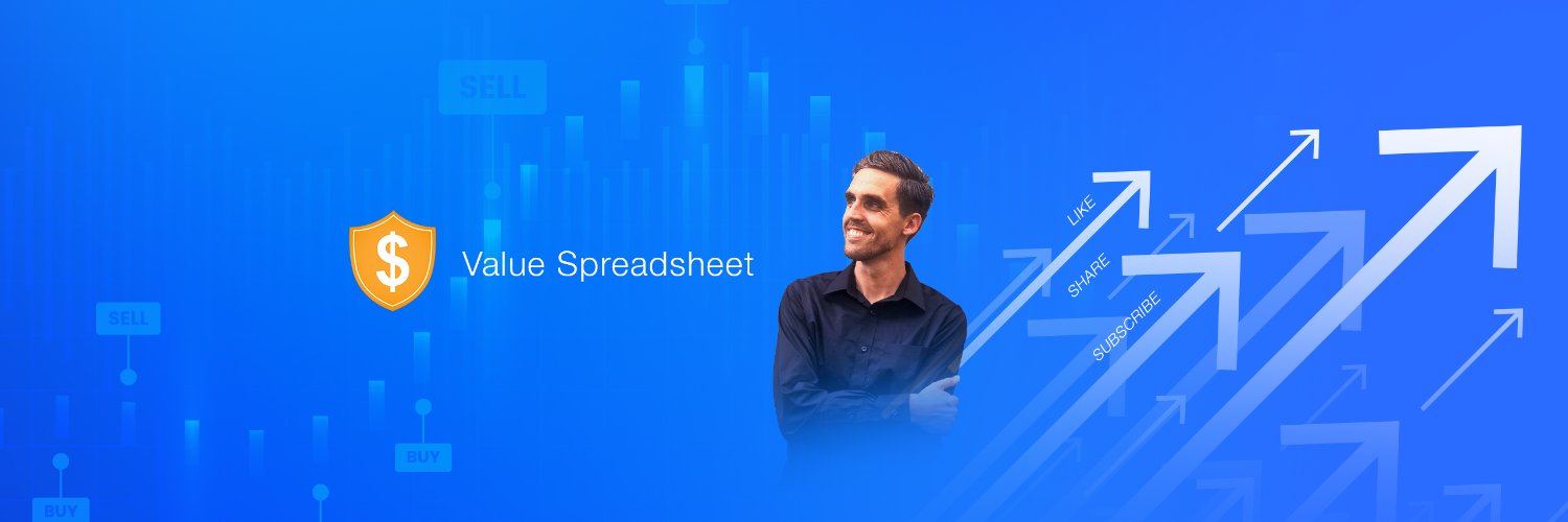 ValueSheet's profile banner image
