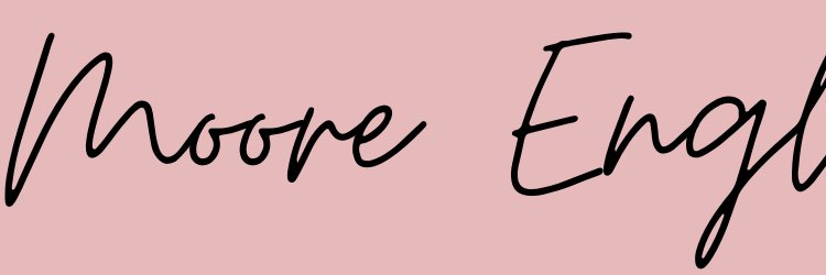 Moore English banner
