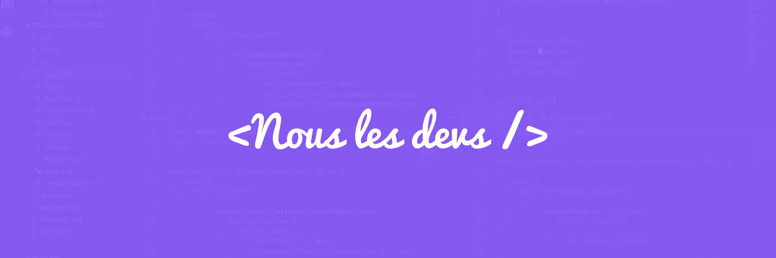 nouslesdevs's profile banner image