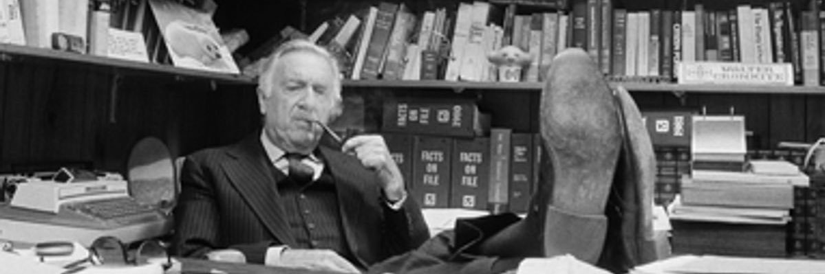 Walter Bronkite's banner