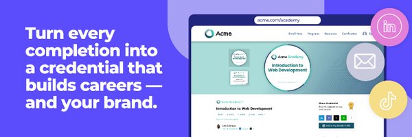 Accredible Profile Banner