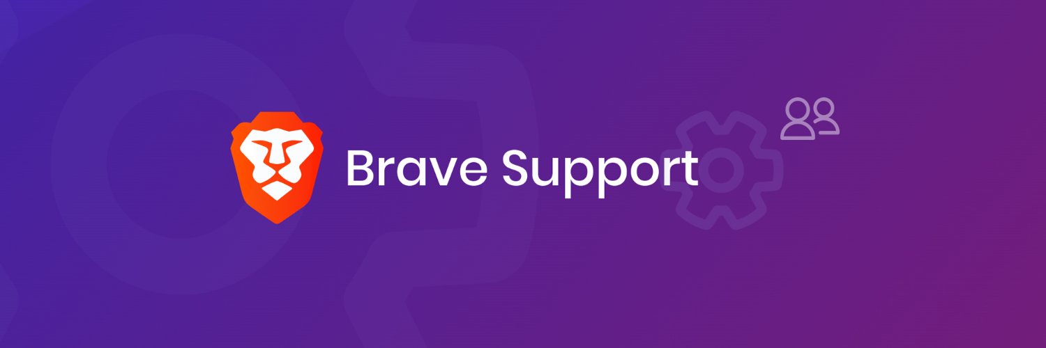 Brave Support banner
