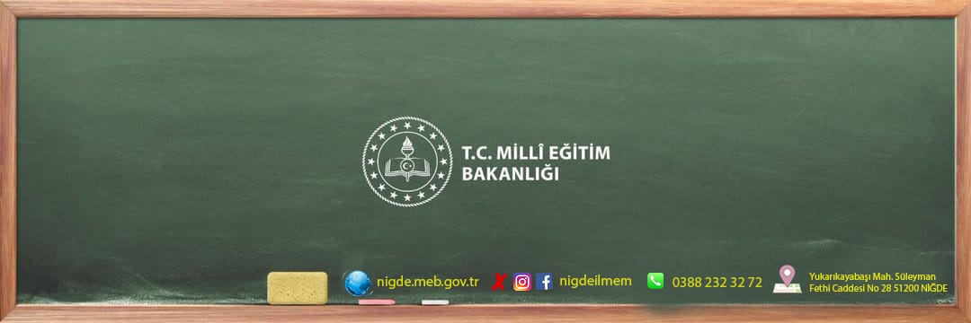 Niğde İl Millî Eğitim Müdürlüğü banner