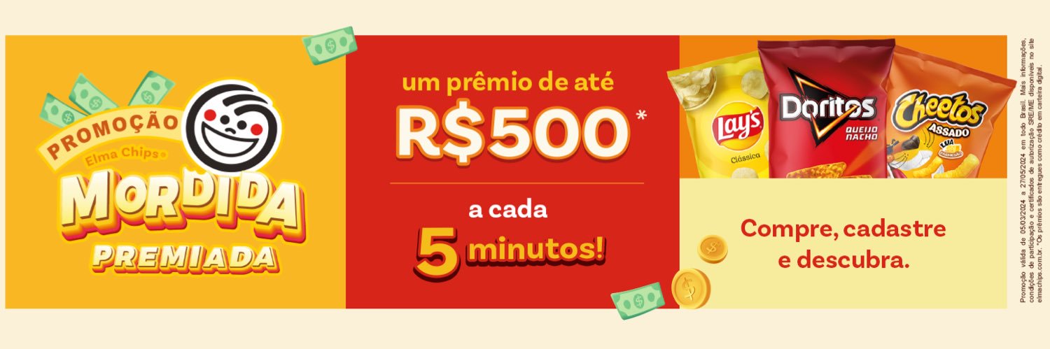 Elma Chips Brasil banner