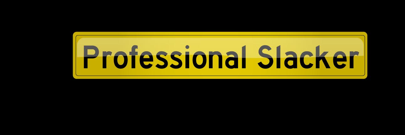 Professional Slacker banner