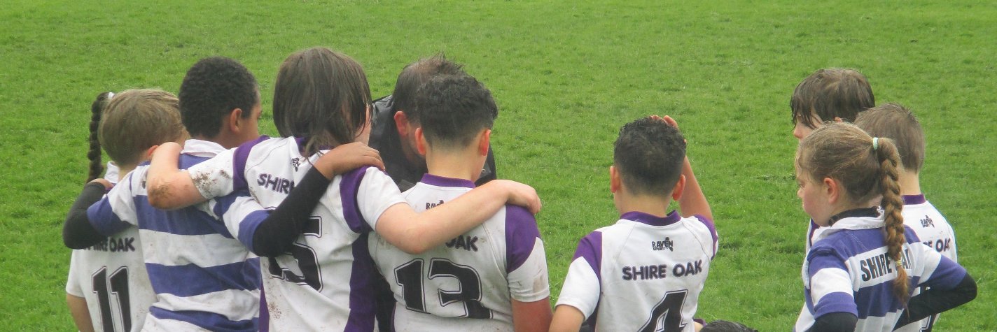 Shire Oak CE Primary School Rugby League banner