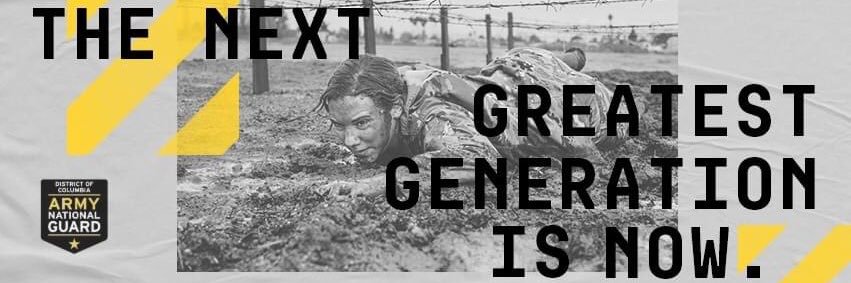 DC Army National Guard banner