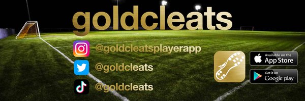 GoldCleats Soccer App 📲 Profile Banner