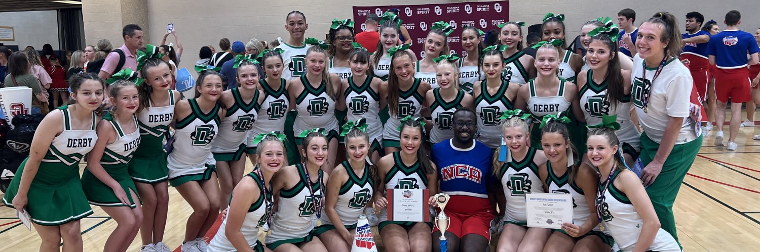 Derby High School Cheer banner