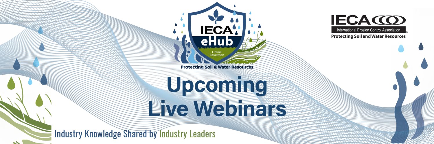 IECA - International Erosion Control Association banner