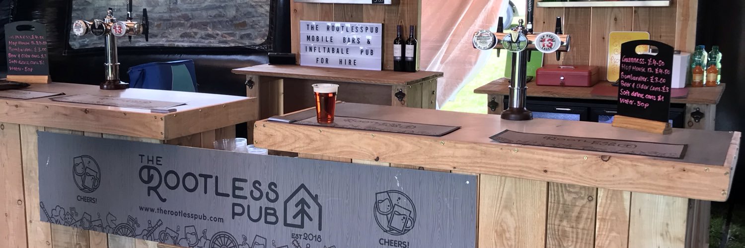 The Rootless Pub banner