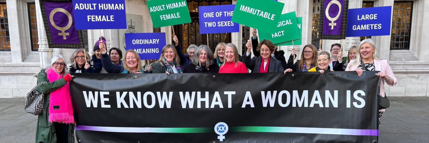 For Women Scotland's banner
