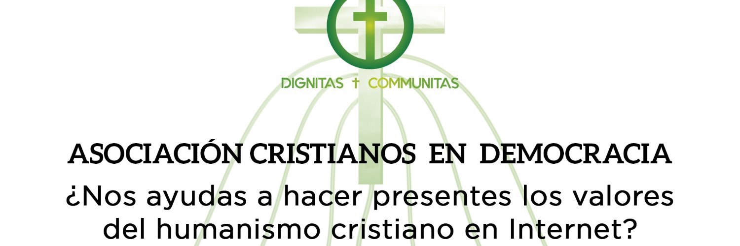 Cristianos en democracia Profile Banner