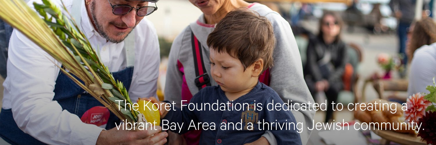 Koret Foundation banner