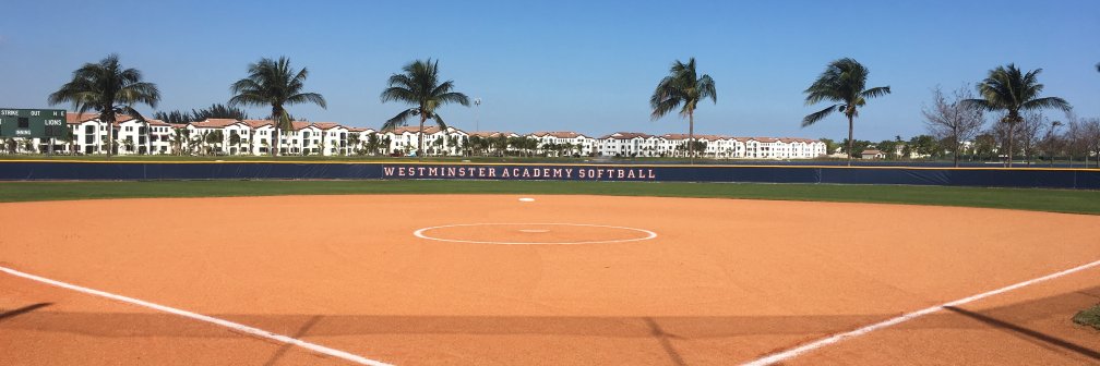 Westminster Academy Softball banner