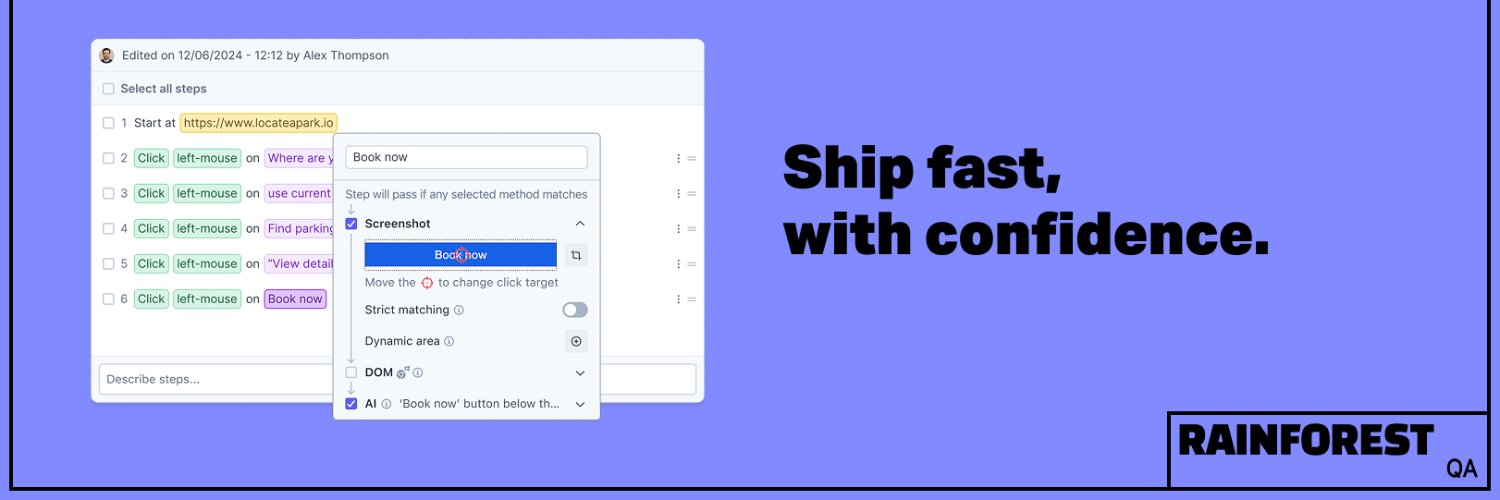 Rainforest QA banner