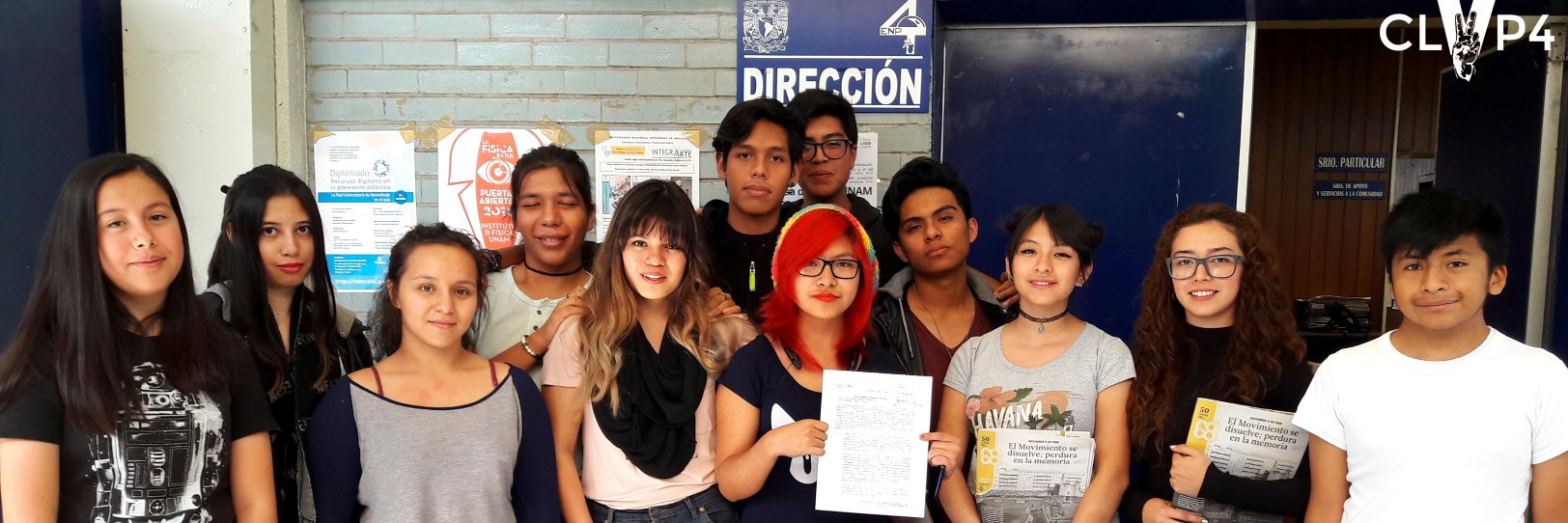 Comité de Lucha Prepa 4 UNAM banner