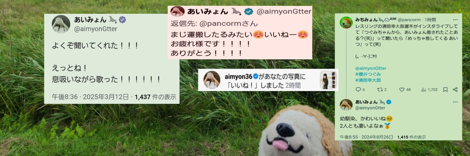 みちみょん🦭☁︎ᴬᴵᴹ banner