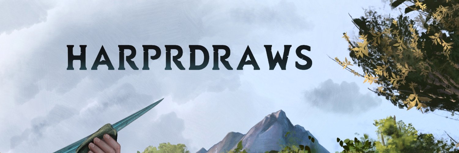 Harprdraws | COMMISSIONS OPEN banner