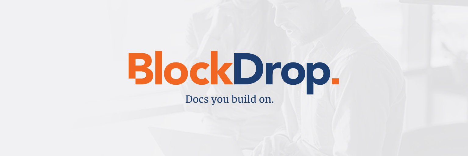 BlockDrop, Inc banner