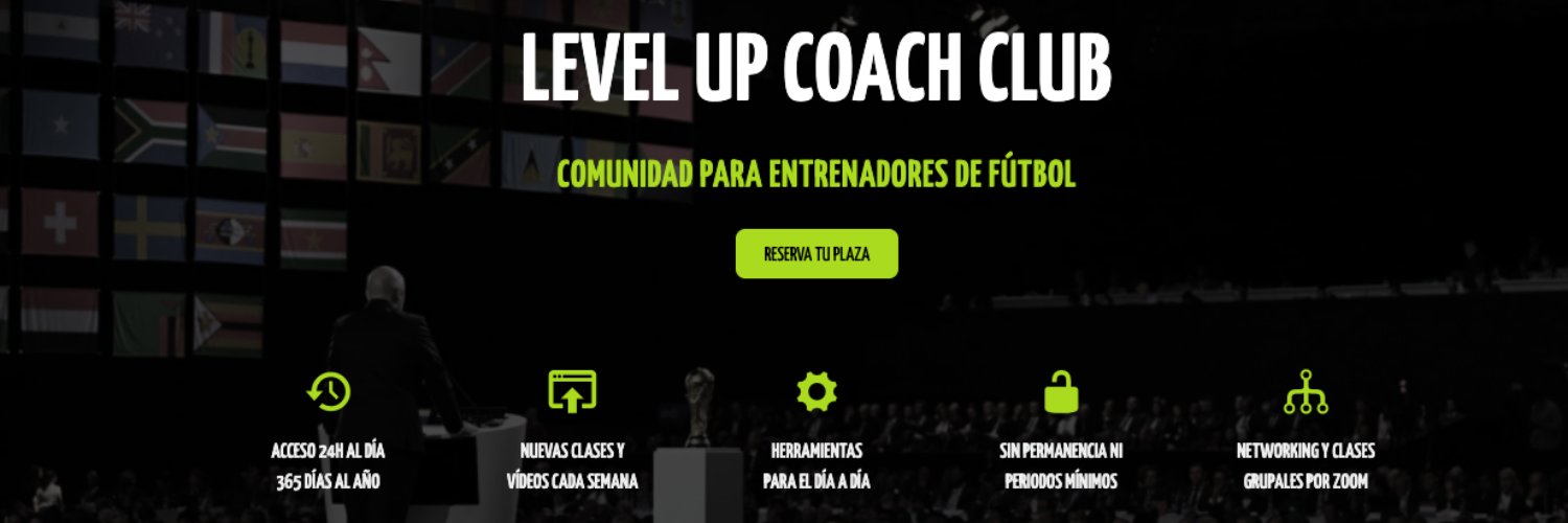 Level Up Coach Club Profile Banner