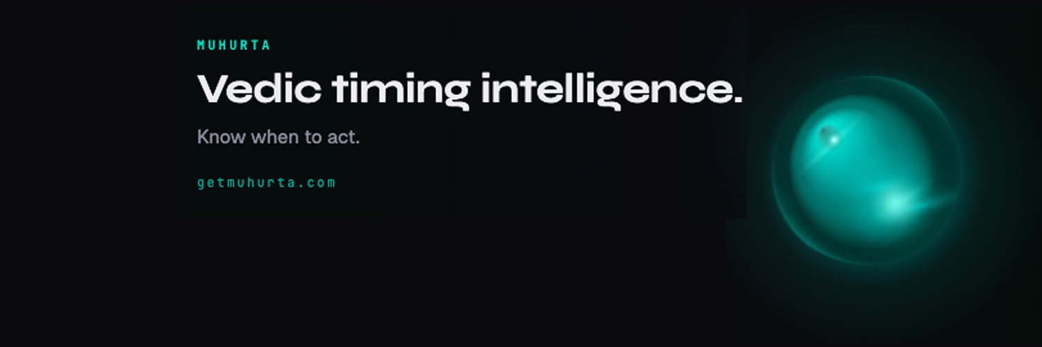 getmuhurta's profile banner image