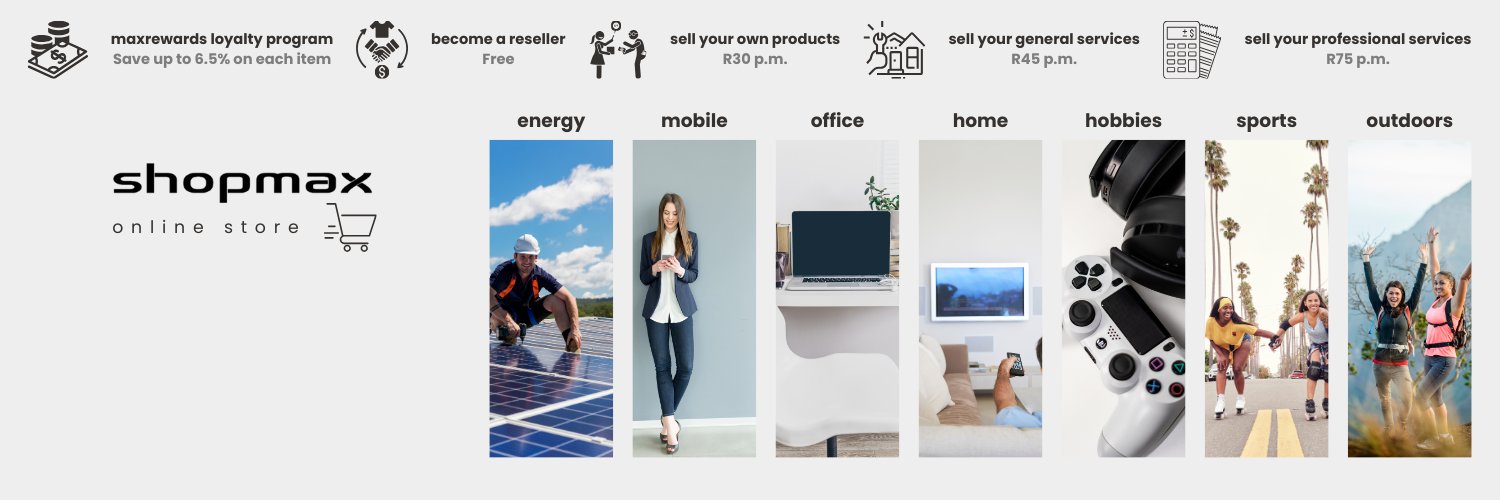 SHOPMAX ONLINE STORE banner
