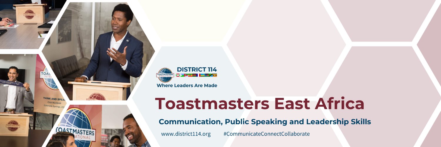Toastmasters East Africa (District 114) banner