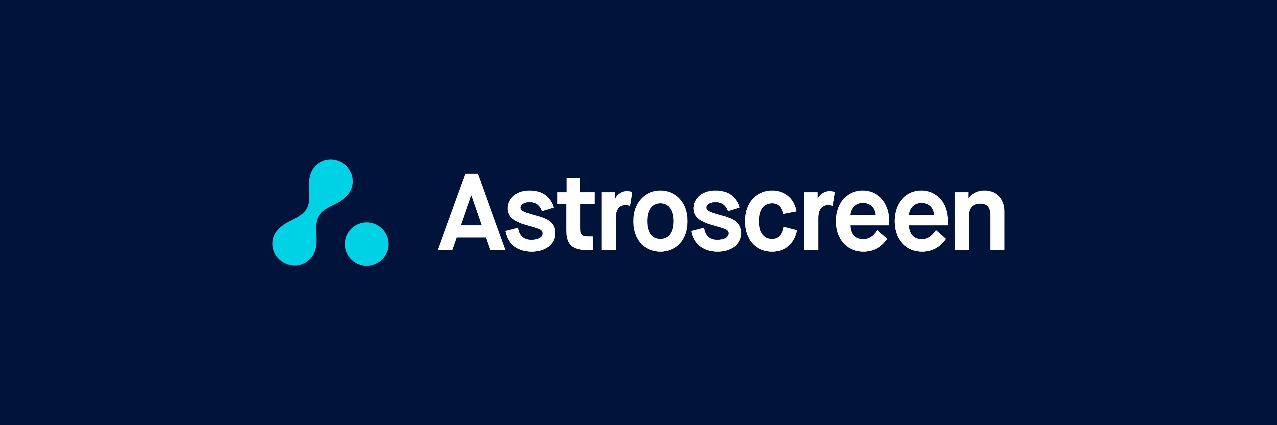 Astroscreen banner