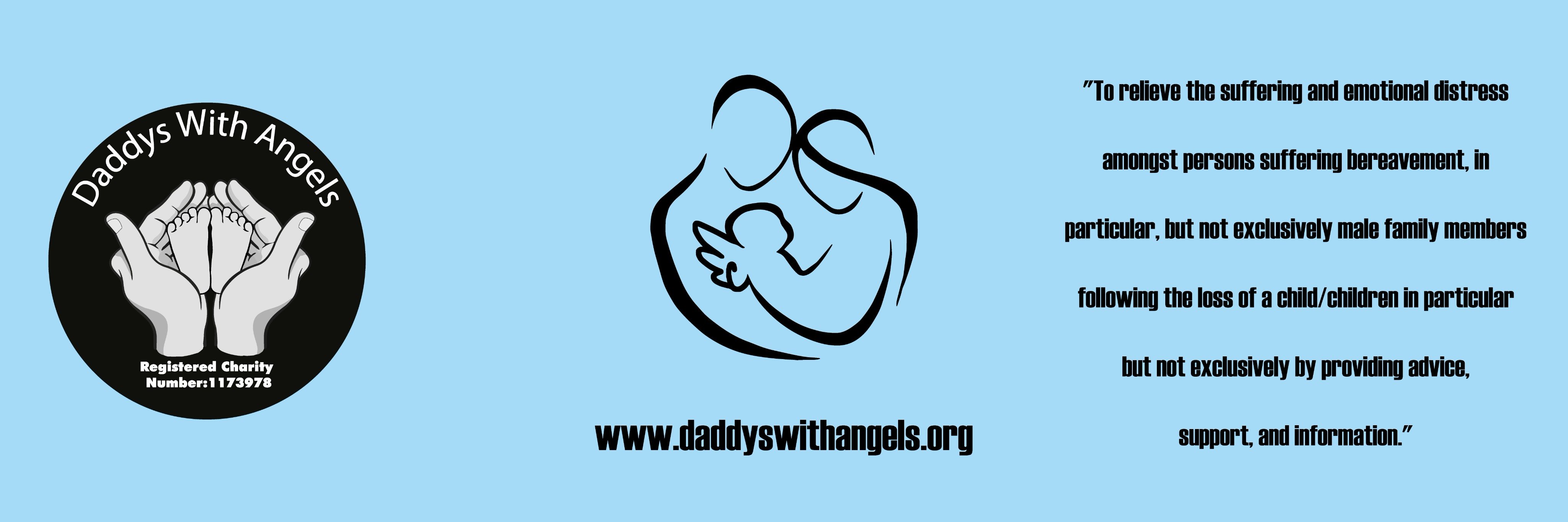 Daddys with Angels. banner